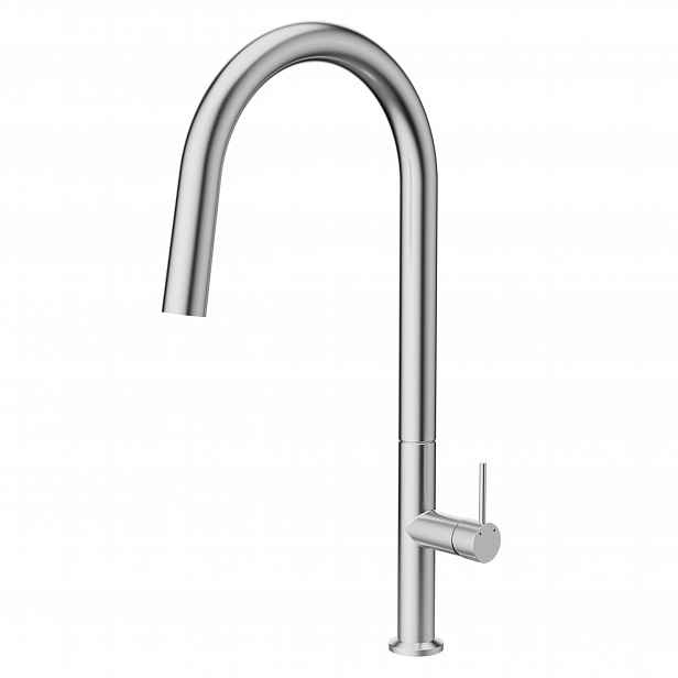 Kuchyňská Baterie Inox Kartáčovaná S Vytahovací Sprškou, Výška 455 MM