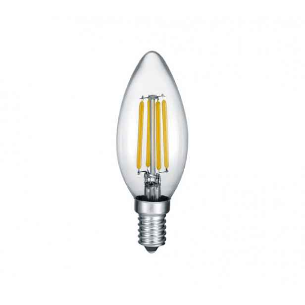 LED žárovka Trio Kerze transparent 989-400
