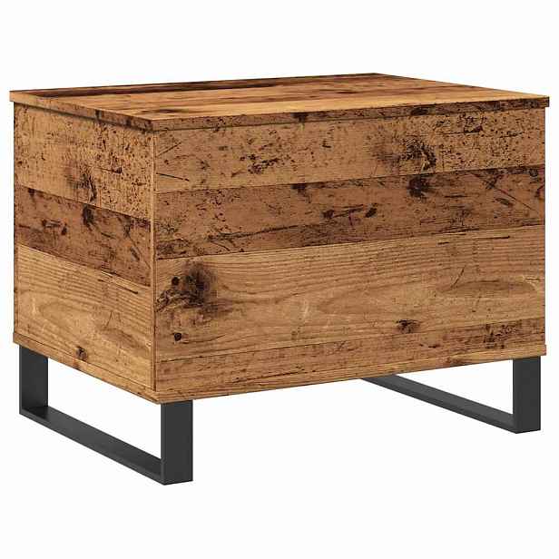 vidaXL Konferenční stolek old wood 60 x 44,5 x 45 cm kompozitní dřevo