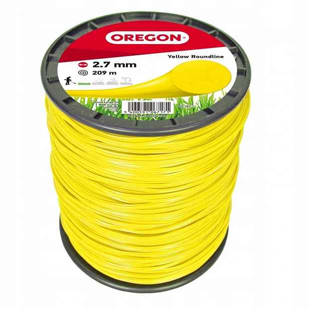 Žíla na kosu kulatá 2, 7 mm x 209 m (žlutá)
