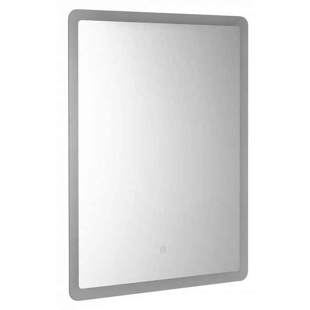 Aqualine - Zrcadlo s LED osvětlením 80x60 cm, dotykový senzor FA060