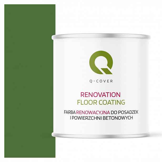 Barva Pro Renovaci Podlah Z Betonu Zelená Travnatá Ral 6010 Polomatná 2,5 L