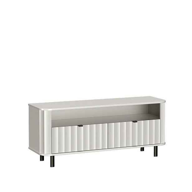 MASSENO TV STOLEK MODERNO, 137/57/40,5 cm, bílý