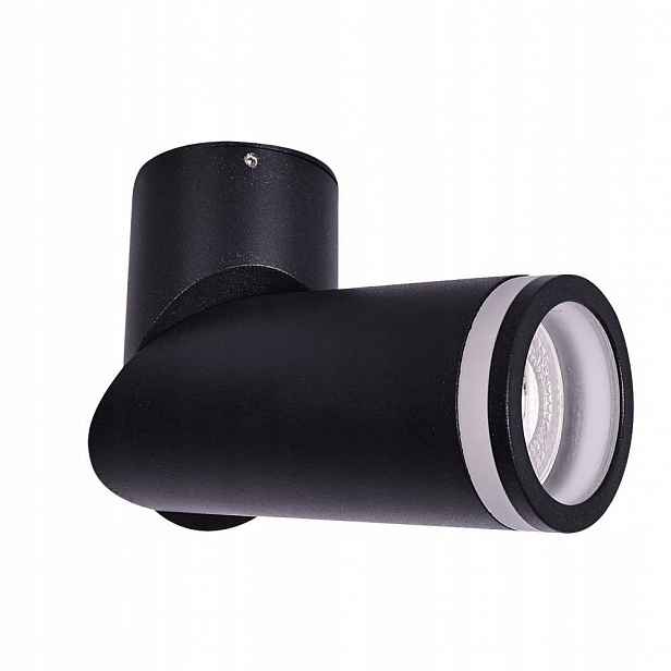 Moderní černá nastavitelná spotová reflektorová lampa Senobia 73032 Rabalux