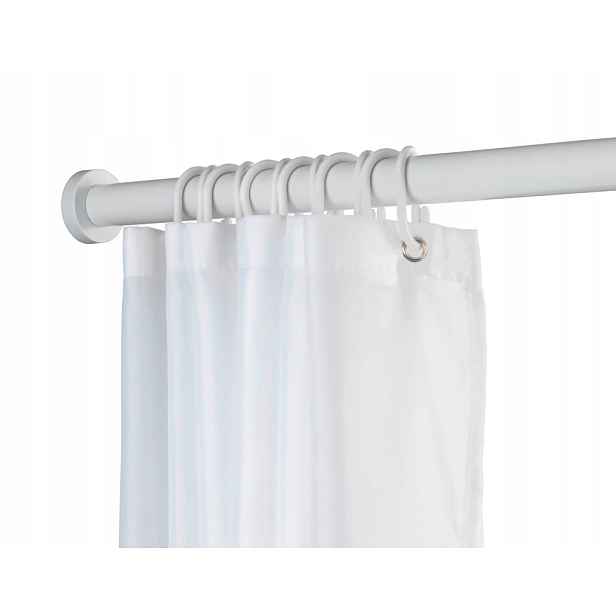 Teleskopická sprchová tyč Luz, Ø 2,8 cm, 110-185 cm, bílá, Wenko