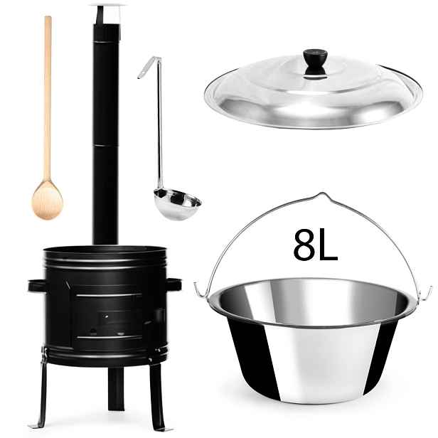 Perfect Home Set-7 Kotlíková souprava 8 L, 5 ks