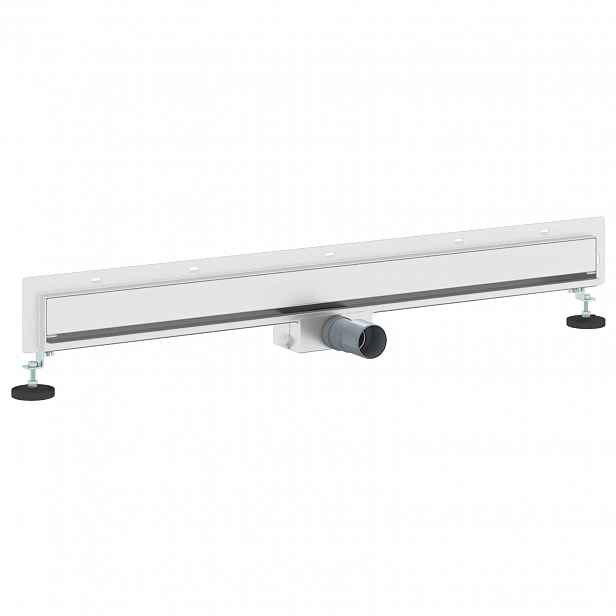 vidaXL Nástěnný sprchový odtok Stříbrná 90 cm Nerezová ocel 304