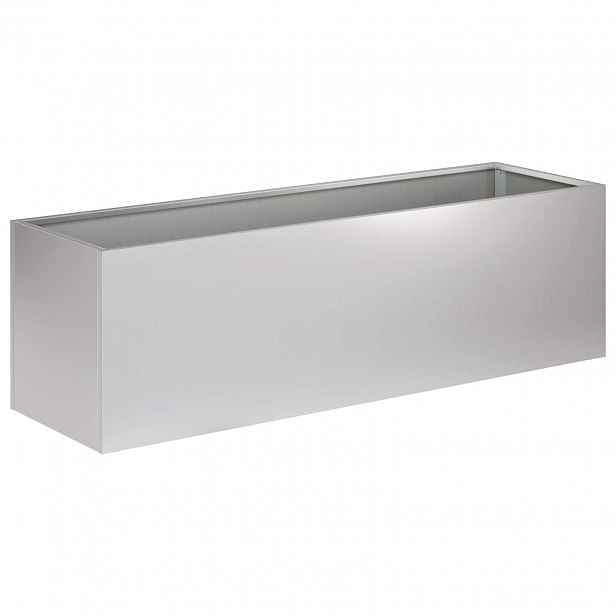 vidaXL Zahradní pěstebník Stříbrná 80 x 30 x 30 cm Pozinkovaná ocel