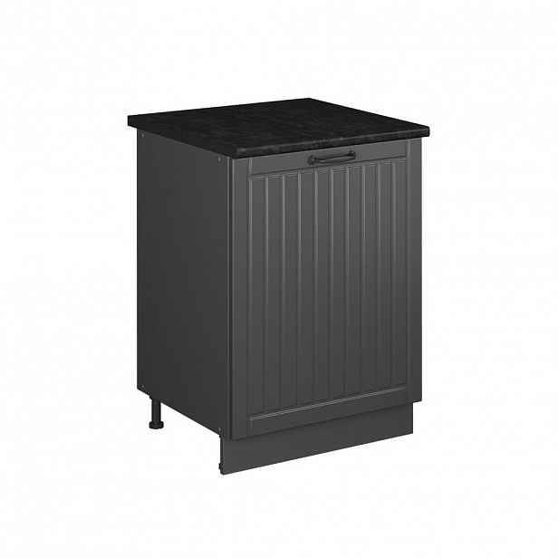 Vicco SPODNÍ SKŘÍŇKA KUCHYŇSKÉ LINKY Fame-Line, Tmavě šedá/Antracit, 60 cm 1 dvířka s pracovní deskou