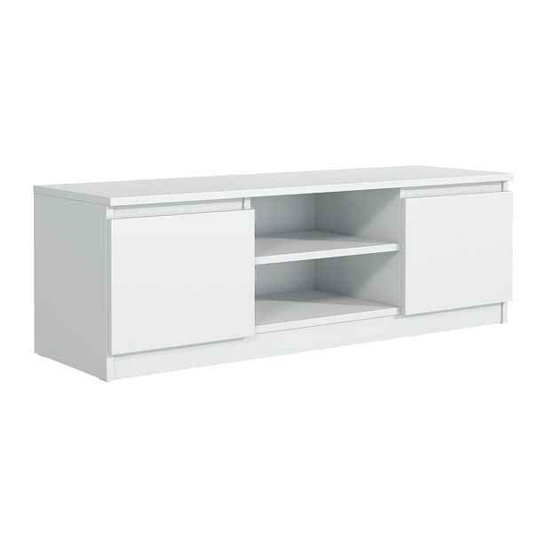 MASSENO TV STOLEK NUDO, 120/38,5/39 cm, bílý
