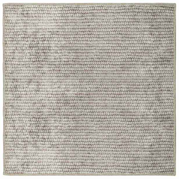 vidaXL Koberec Béžová 100 x 100 cm 100% polyester 3 mm Lze prát
