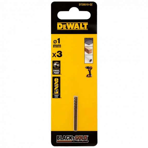 DeWALT - Sada vrtáků do kovu, 1x34 mm, 3 ks DT20510