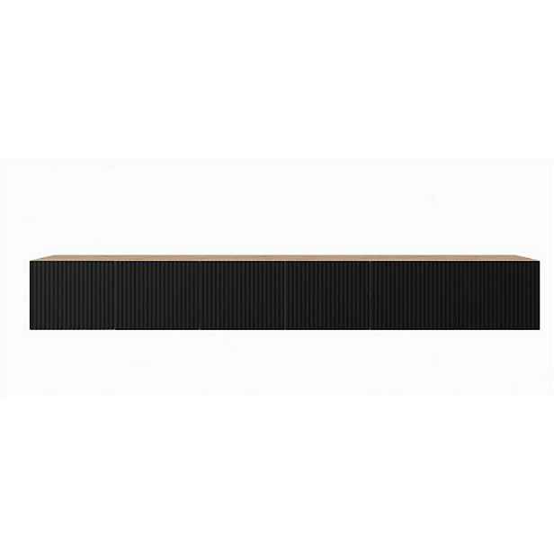 MASSENO ZÁVĚSNÝ TV STOLEK VAREN, 300/41/40 cm, dub Artisan
