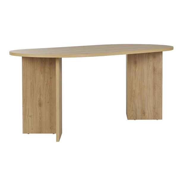 Jídelní stůl v dekoru dubu 89,5x180 cm Sablin – Kalune Design