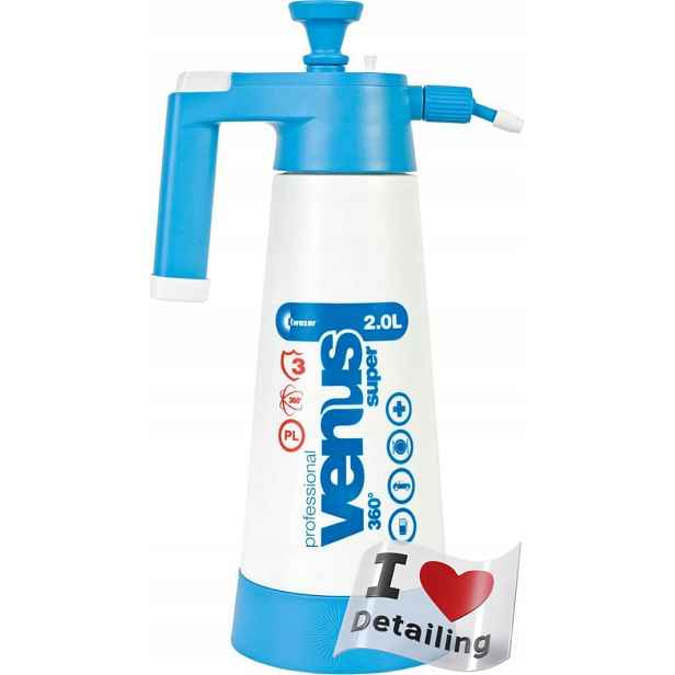Kwazar Venus 360 Pro+ Postřikovač pro chemii Mytí Nástřik 2L