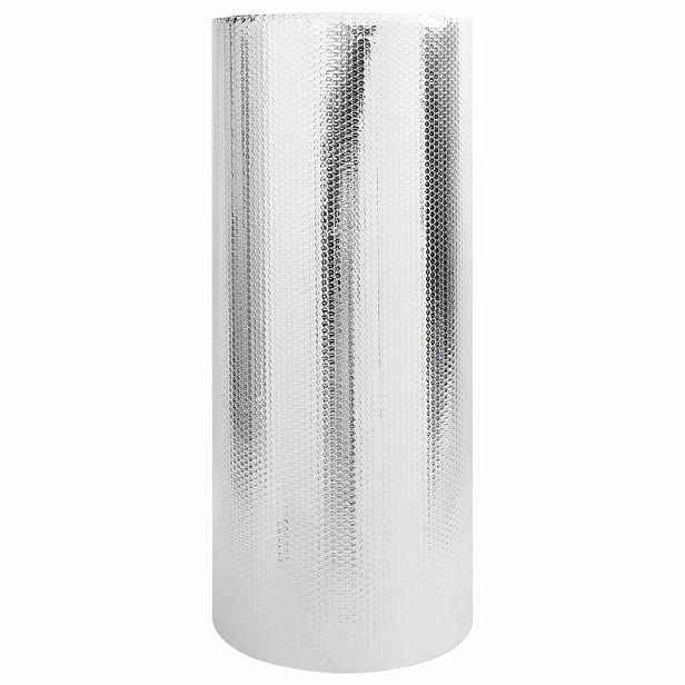 vidaXL Reflexní fólie za radiátor Stříbrná 50 x 1 m Polyethylen