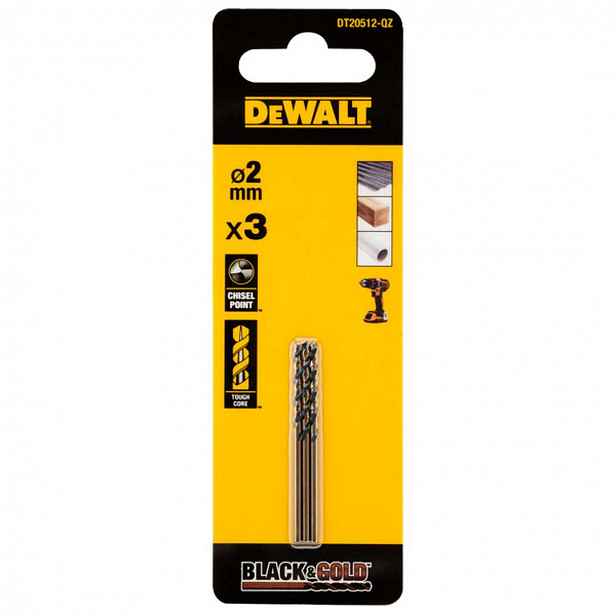 DeWALT - Sada vrtáků do kovu, 2x34 mm, 3 ks DT20512