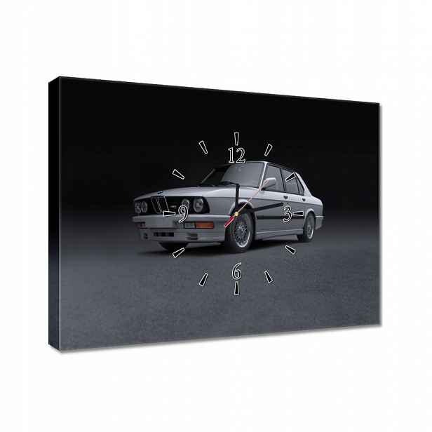 Nástěnné hodiny 60x40 Bmw M5 Žralok Klasika