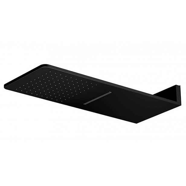Steinberg 390 - Hlavová sprcha, 60x25 cm, 2 proudy, matná černá 390 5662 S