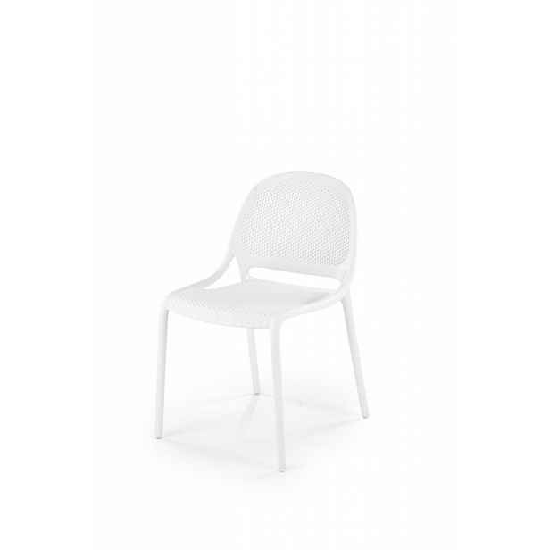 Stohovatelná jídelní židle K532 Halmar Bílá