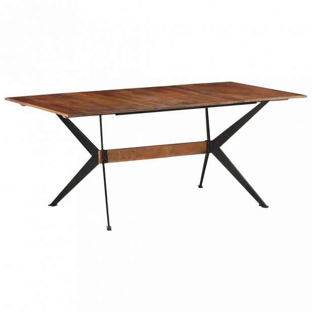 Jídelní stůl 180 x 90 x 76 cm dřevo Dekorhome Světle hnědá