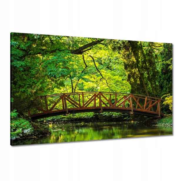 Obrazy 120x80 Dřevěný most