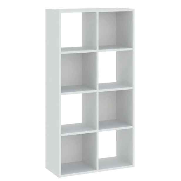Casarredo Regál vysoký 8P CARINO - bílá