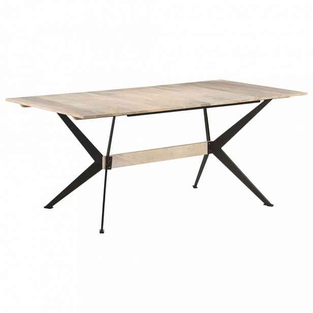 Jídelní stůl 180 x 90 x 76 cm dřevo Dekorhome Světle hnědá