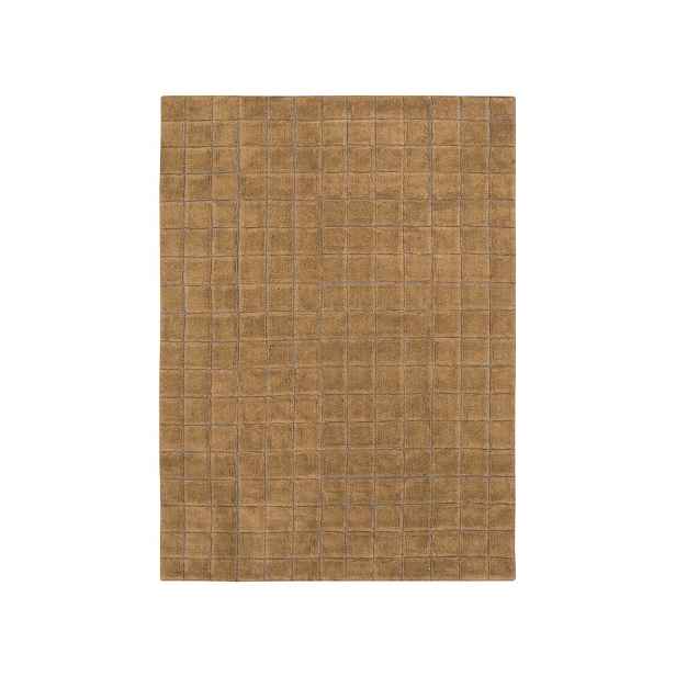 Okrově žlutý ručně tkaný vlněný koberec 170x240 cm Mosaic Ochre – Lorena Canals