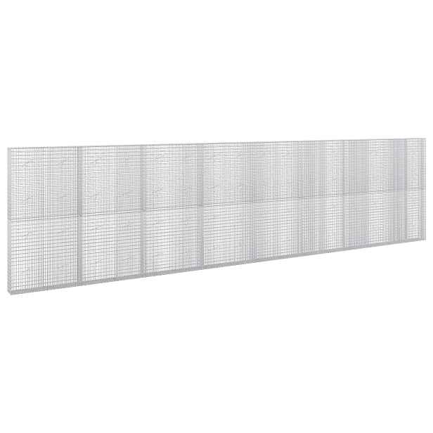 vidaXL Gabion s drátem 5 mm a síťkou 5x2,5 cm 800x20x200 cm