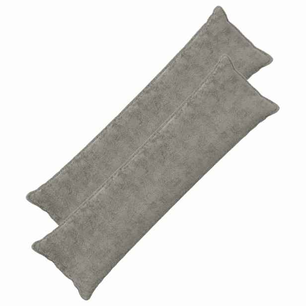 vidaXL Povlak na polštář 2 ks HOUTEN Světle šedá 40 x 145 cm