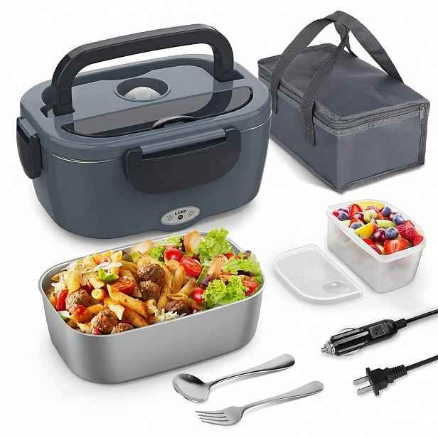 Vyhřívaný zásobník na jídlo Lunchbox 12V 24V 220V 60W