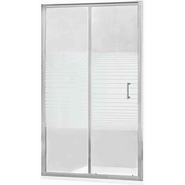 MEXEN - Apia posuvné sprchové dveře 110 cm dekor, chrom 845-110-000-01-20