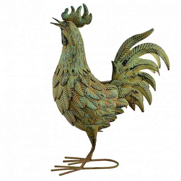 Mondex DEKORAČNÍ FIGURA Cedric, kov, zlatá, 15/42/53cm