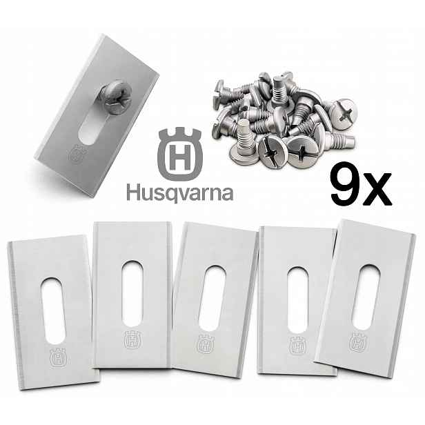 Originální Nože Husqvarna Automower Endurance 220 305 310 315 415 430 9 ks
