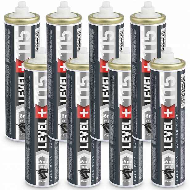 Plynová náplň do sazečů 8ks 152mm 56ml L+115