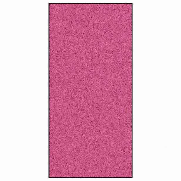 vidaXL Rohož Růžová a černá 120 x 250 cm 100% polyamid