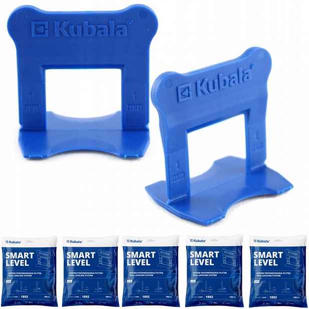 Kubala Smart Level Klipsy Pro Vyrovnávání Dlaždic 1 MM Sada 500 Kusů