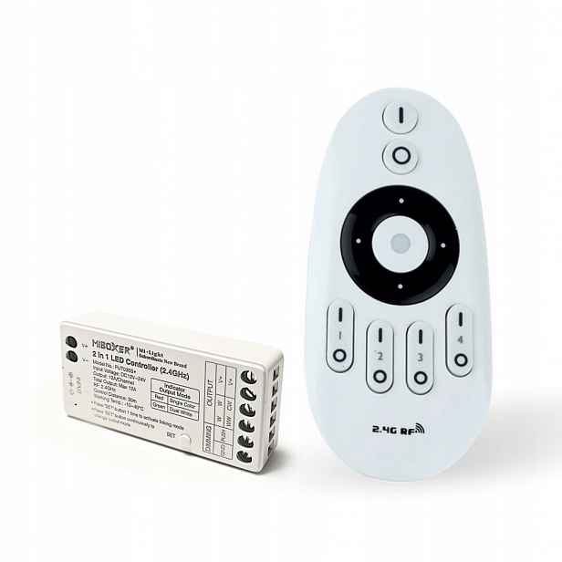 Sada ovladače Dálkový Ovladač 2v1 Led 12-24VDC Ww-cw-cct