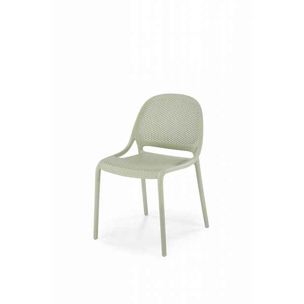 Stohovatelná jídelní židle K532 Halmar Mentolová