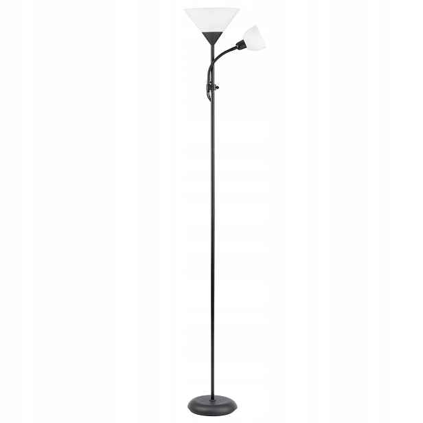 Stojací podlahová lampa Kama Bílo-černá
