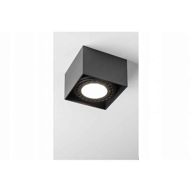 Stropní svítidlo Sakura ES111 GU10, hliníkové, 120x120x85, IP20, čtverec, černé