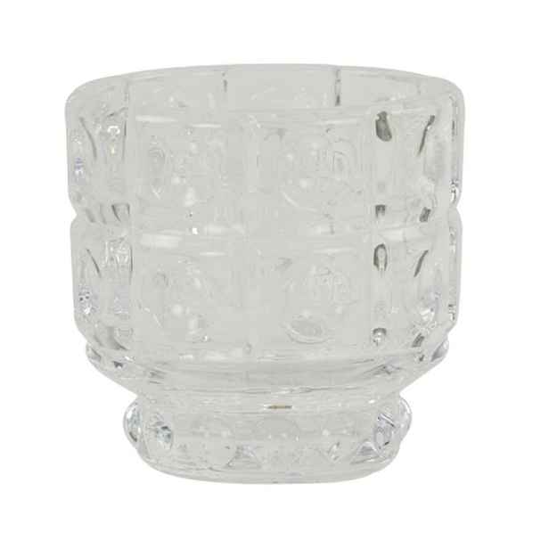 Transparentní skleněný svícen Bobbi - Ø 9*8,5 cm Light & Living