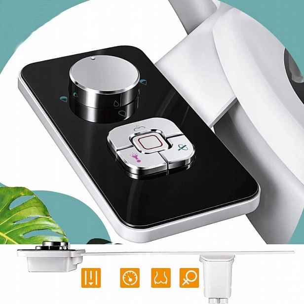 Bidetová Podložka Na Wc Sedátko Dvojité Trysky Japonská toaleta Bidet