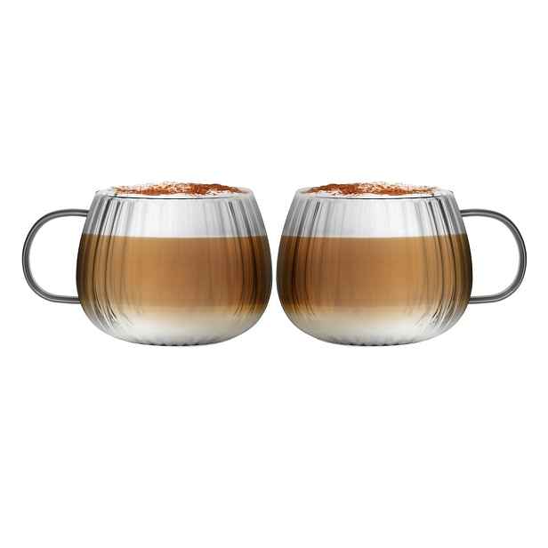 Hrnky na cappuccino v sadě 2 ks 350 ml Tulip – Vialli Design
