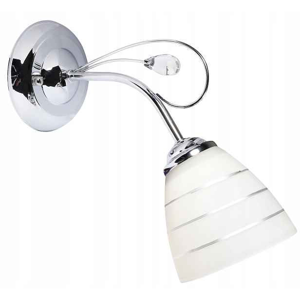 Nástěnná lampa s krystalem E27 Simpli Candellux