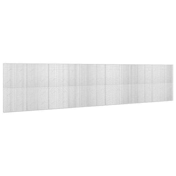 vidaXL Gabion s drátem 5 mm a síťkou 5x2,5 cm 950x10x200 cm