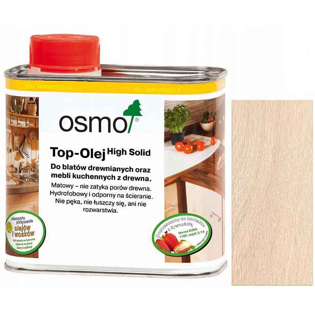 Osmo 3037 0,5L Top-Olej Bílý pro pracovní desky a nábytek