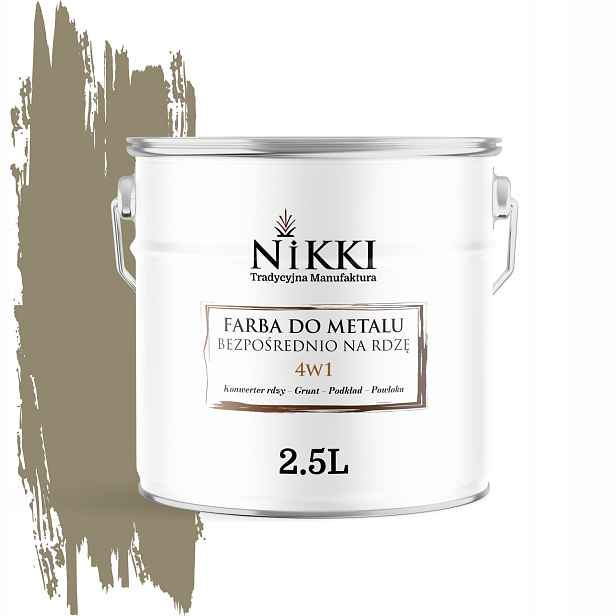 Barva Na Kov Přímo Na Rez 4v1 Pozinkovaná Šedá Pozink Ral 7034 Polomatná 2,5L