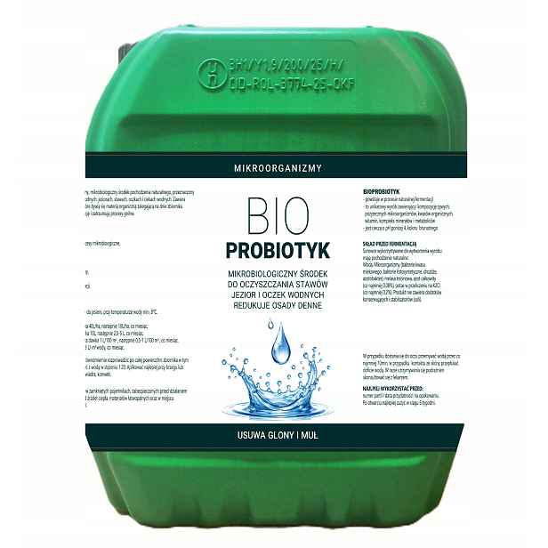 Bioprobiotik 20L proti řasám pro čištění jezírka koupacích jezírek
